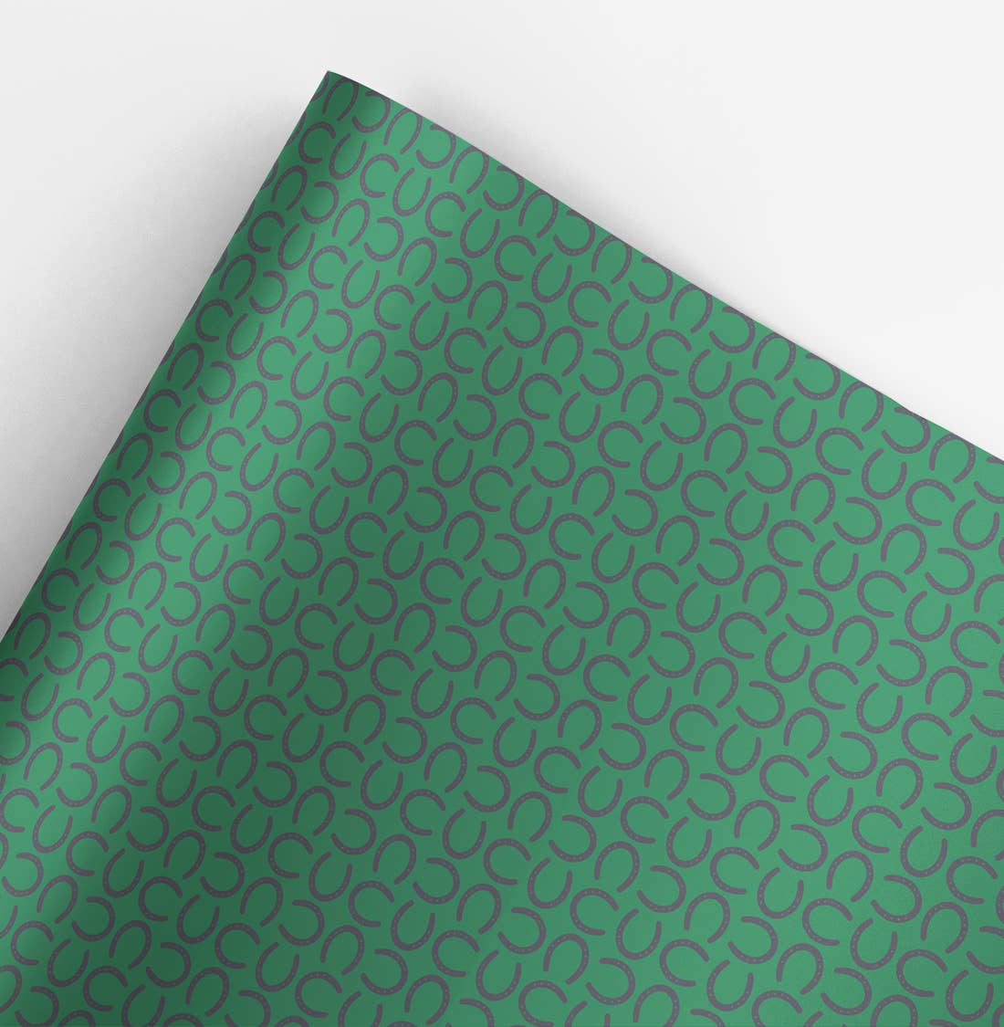 Horseshoes Gift Wrap Roll (3 sheets/roll)