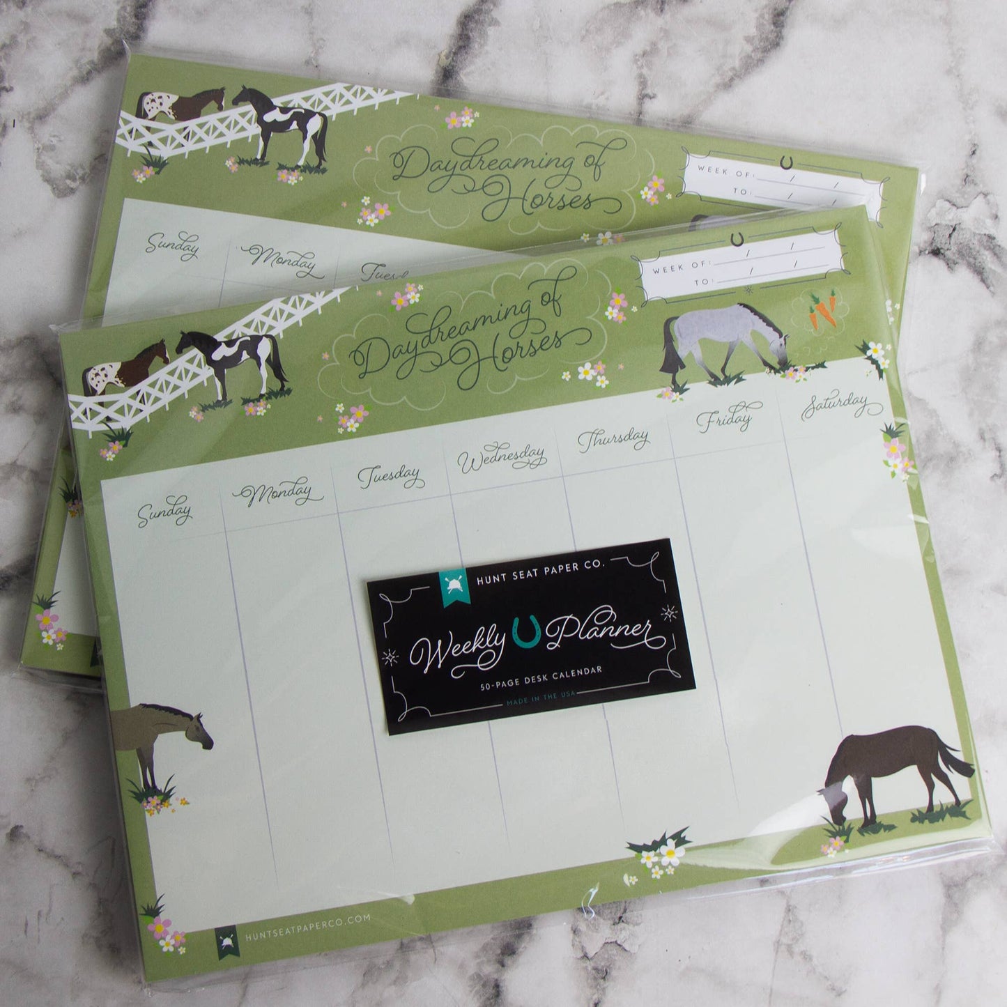 Daydreaming Weekly Planner 8" x 11" Equestrian Horse