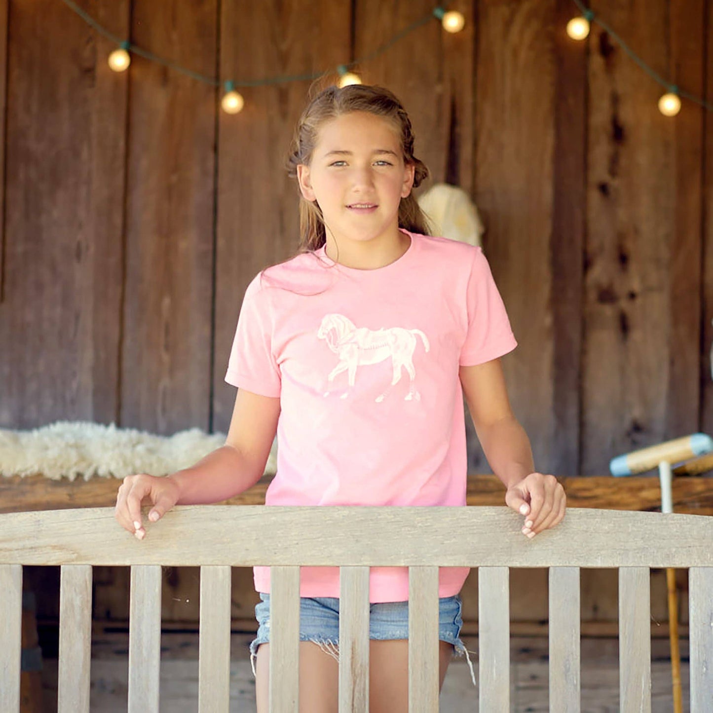 Kid's Polo Pony T-shirt - Pink