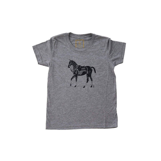 Kid's Polo Pony T-shirt - Gray