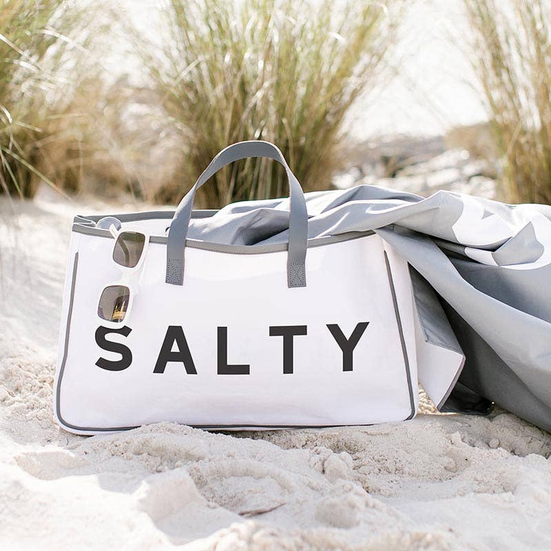 Face to Face Canvas Tote - Salty