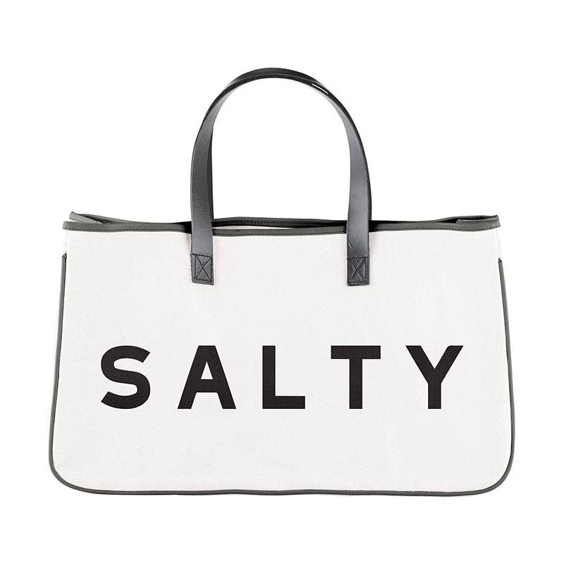 Face to Face Canvas Tote - Salty