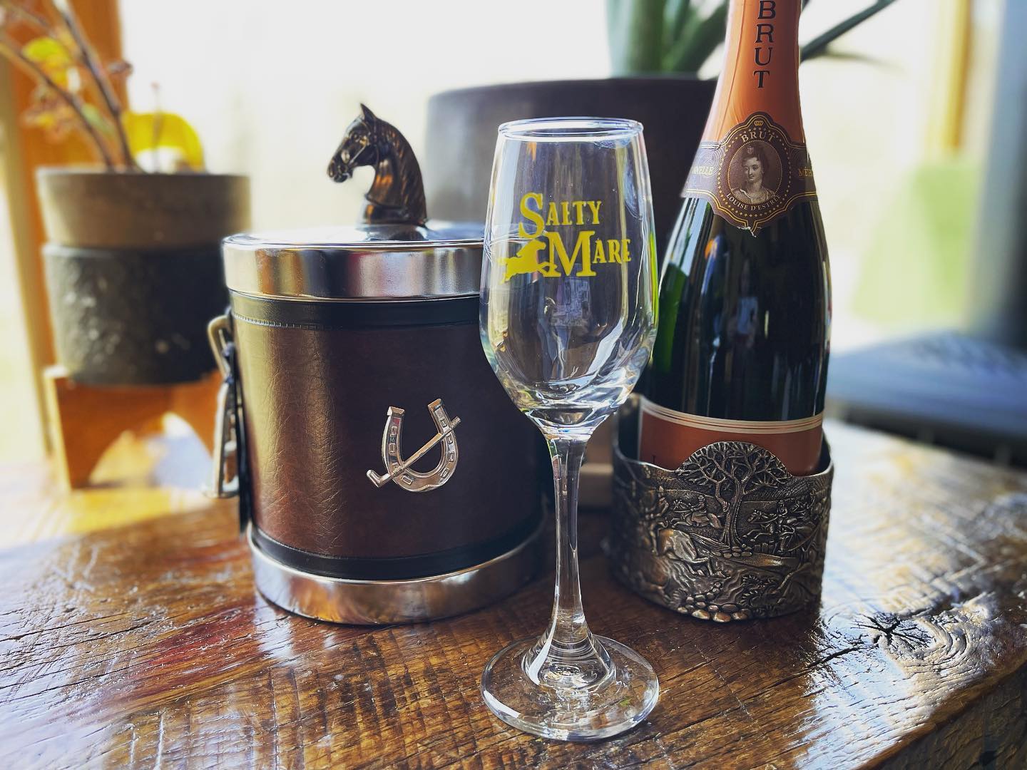 Salty Mare Champagne Flute