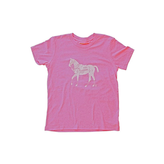 Kid's Polo Pony T-shirt - Pink