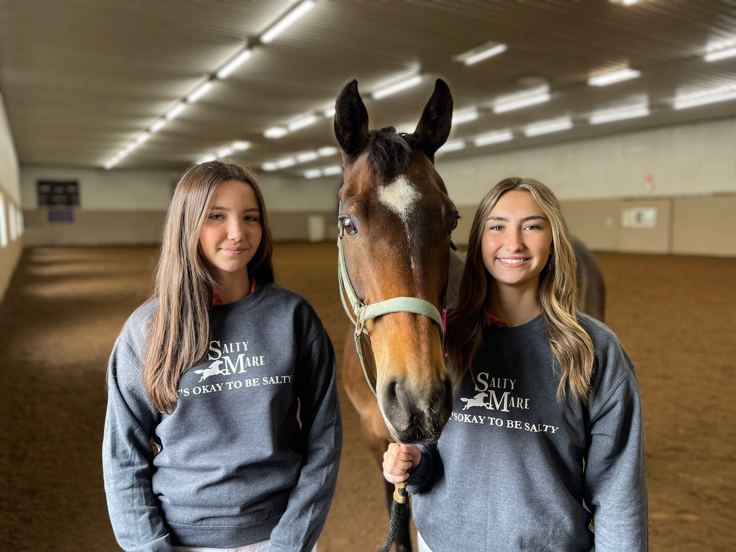 "It's Okay to be Salty" Salty Mare Crew Sweatshirt