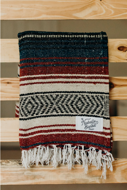 Terra Cotta Mexican Blanket