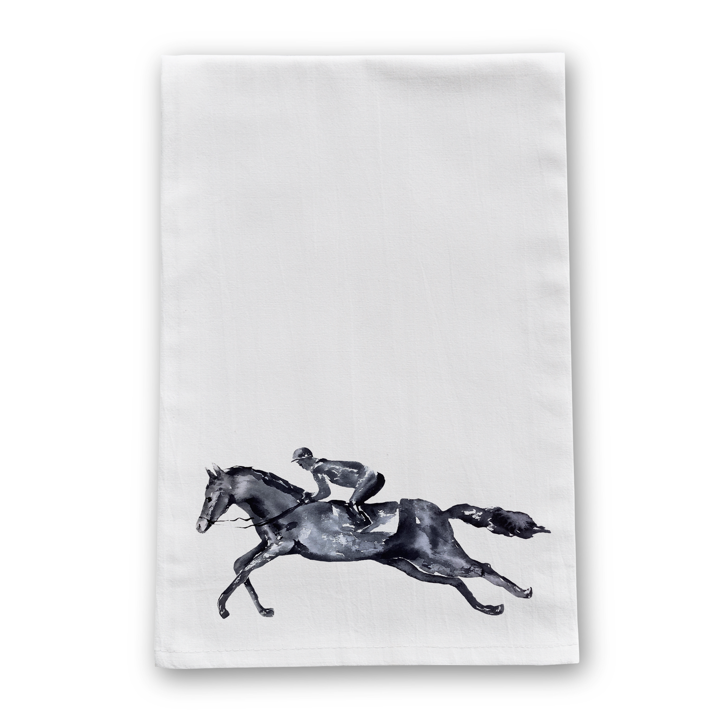 Horse Racing Tea Towel