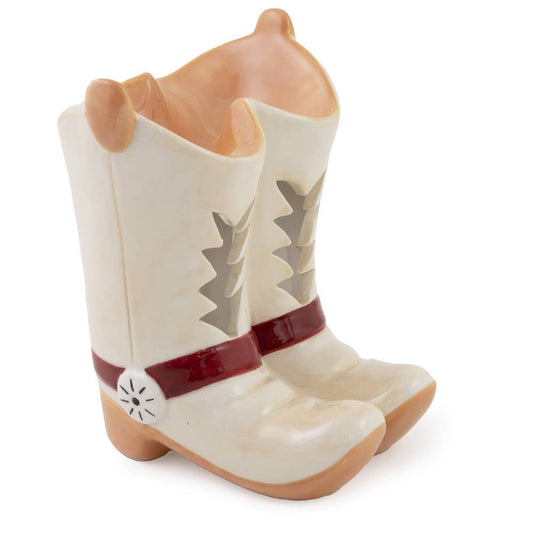 Cowboy Tealight Boot Wax Tart Burner