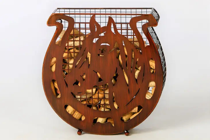 Horseshoe Shaped Cork Cage ~Holds over 150 Corks-Equestrian