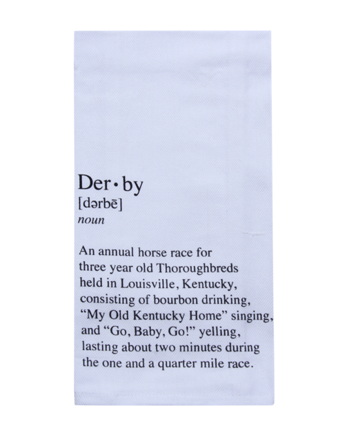 Kentucky Derby Definition Tea Towel