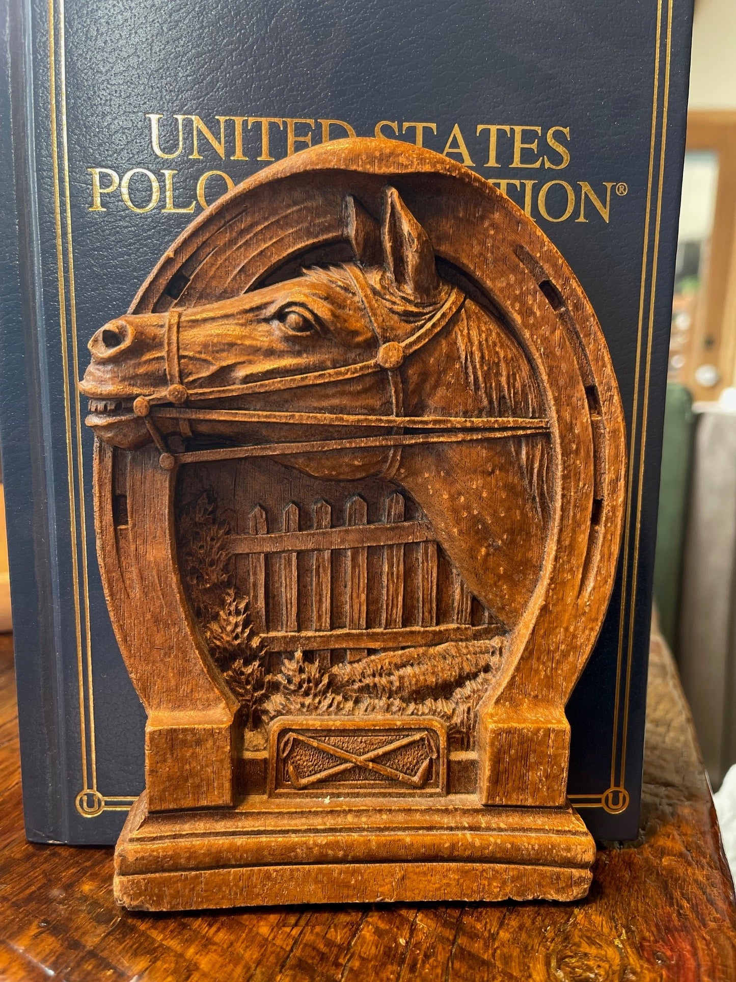 Vintage Polo Horse Bookends (pre-owned)